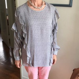 Adriano Goldschmied silk-viscose blouse, brand new